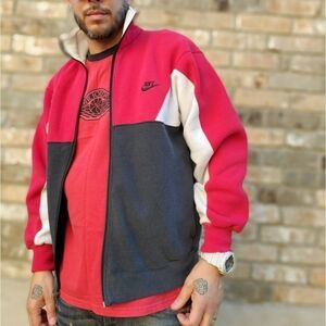 Vintage Nike Track Jacket Made In USA sz Large